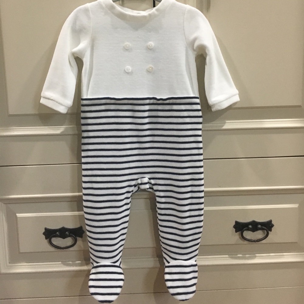 Jacadi Paris striped jumpsuit